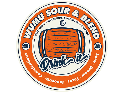 一枚关于啤酒的杯垫