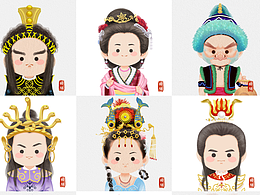 西游记插画小头像