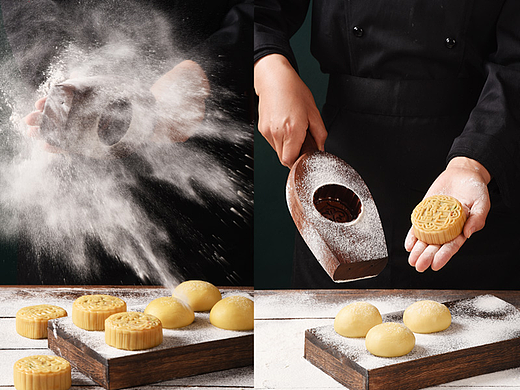 中秋节五仁月饼拍摄