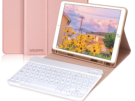 iPad10.2+糖果粉色皮套