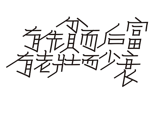 字形的字型