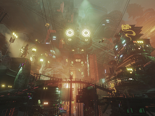 为网易非人学园项目创作的一个概念图