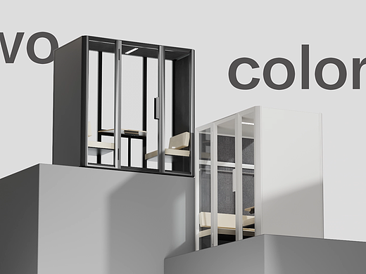 C4D动态临摹-office pod静音仓