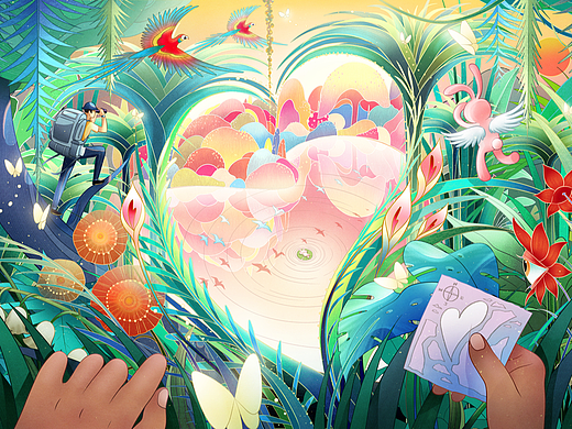 #心相印#Pink Wonderland