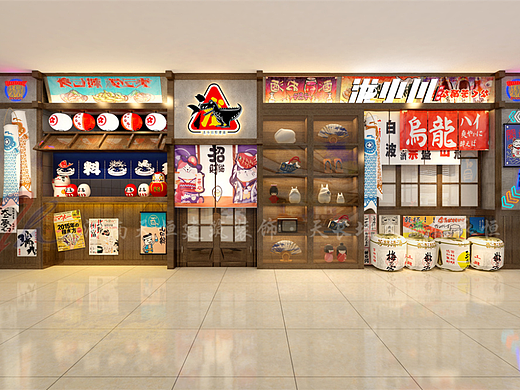 广东中山日料店设计案例-泷小川深夜食堂日料店中山店