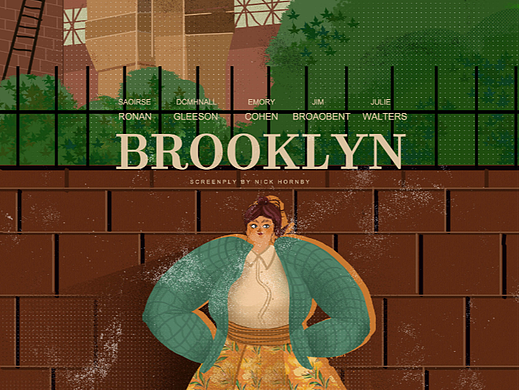 电影海报系列-《布鲁克林》