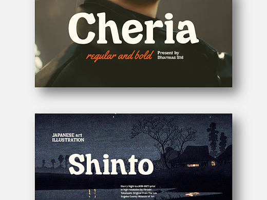 Cheria：馥郁厚重的复古人文主义字体
