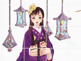 和风少女小物贴纸 出成稿