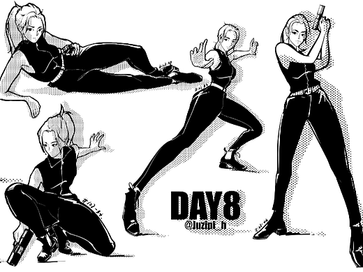 【60天速写挑战】系列1-9