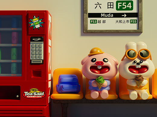 dinlab × 小鱼仔Blender梦幻充能创造营学习作品