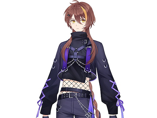 冰焰虚拟主播皮肤立绘