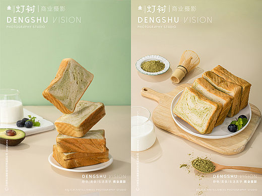 厚切吐司 黄油面包 抹茶切面面包 奶黄面包