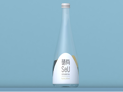 秦岭小屋天然矿泉水包装设计