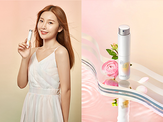 冷酸灵口喷拍摄