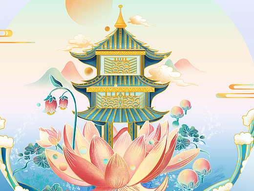 国潮插画