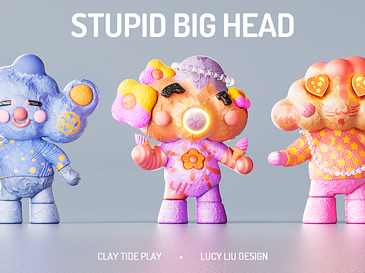 《STUPID BIG HEAD》呆萌大头的IP形象