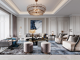 简欧家装客餐厅