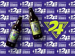 鲜马24精酿品牌视觉