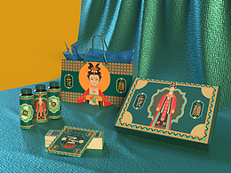 插画风格-国风礼盒