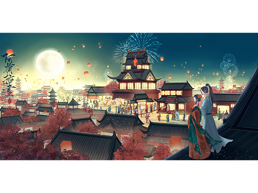 节日氛围场景练习