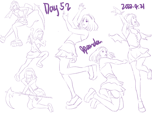 #速写60天挑战赛#day52@速写班长