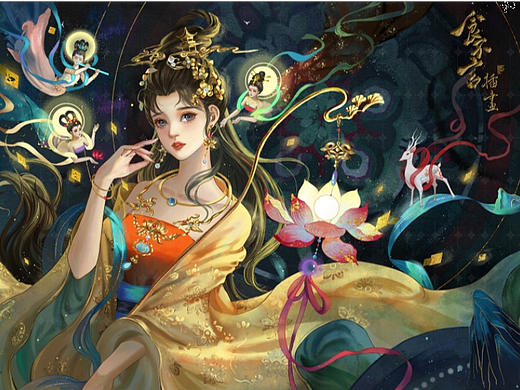 神女提灯