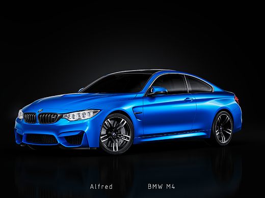 BMW M4 F82 渲染