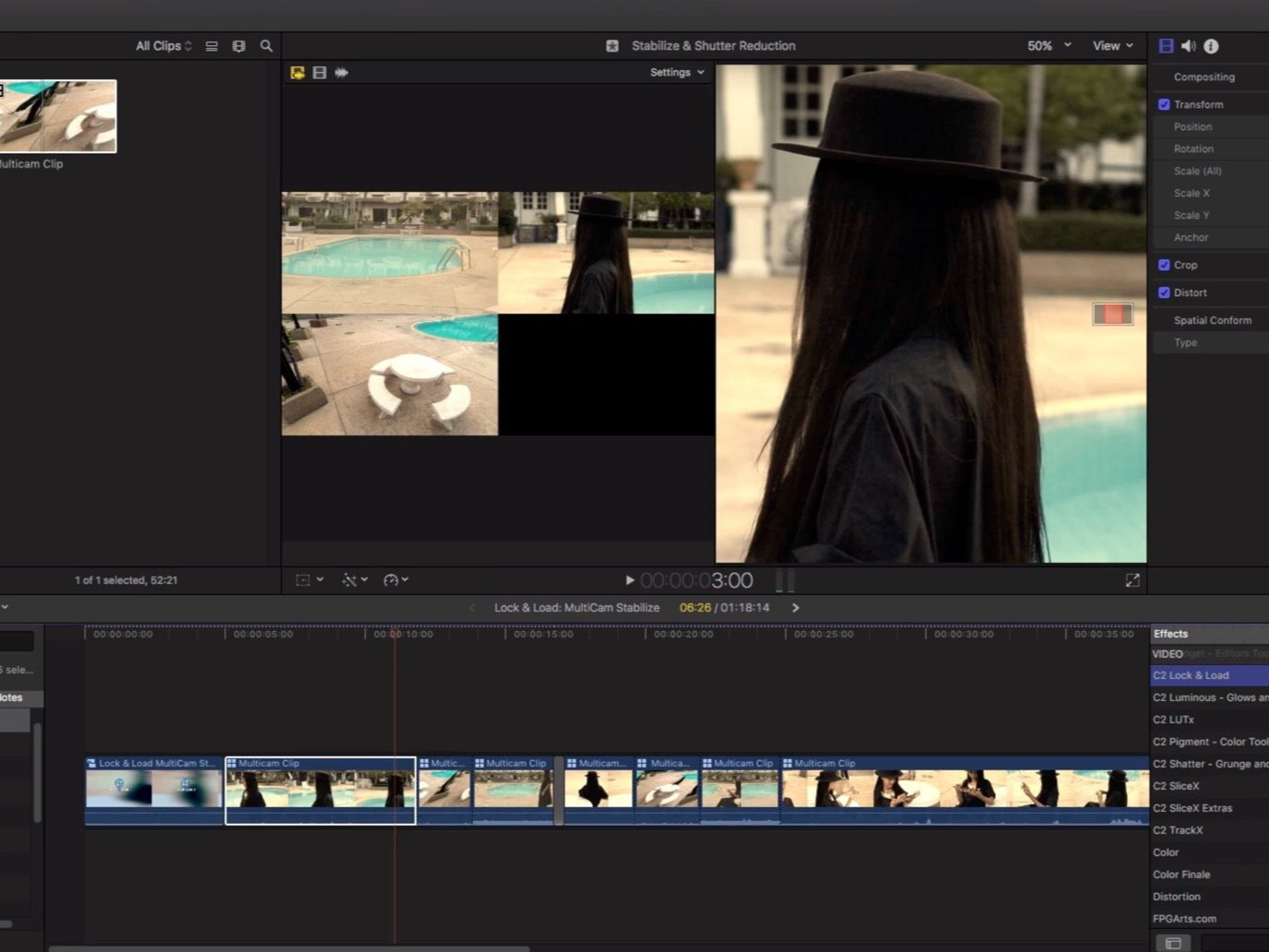 FCPX/AE/Pr视频稳定防抖动插件Lock and Load X _Mac世界09站酷ZCOOL