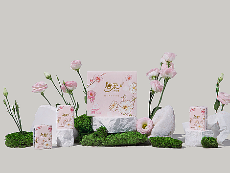 洁柔繁花系列包装设计