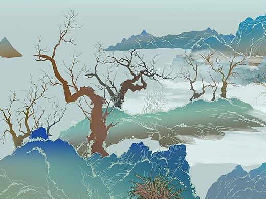 二十四节气 超大场景 全景节气变化图