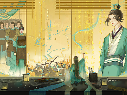 蜀主（个人主页-ZNjExMTc4MDA=） - 艺术插画 - 站酷设计师橙子8原创素材 - 站酷ZCOOL