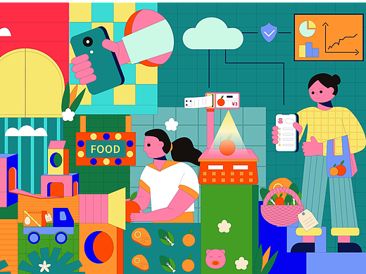 食品安全企业KV设计