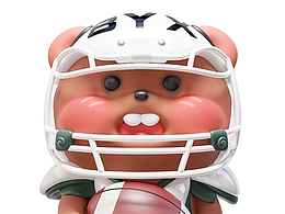 板牙熊??————有人說我胖??！我要去運動一下！