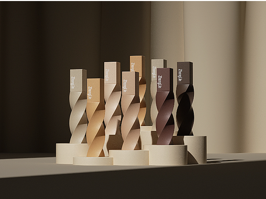 粉底液动画渲染