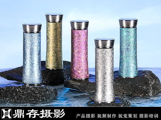 杯子摄影/钛合金保温杯拍摄/鼎存商业摄影