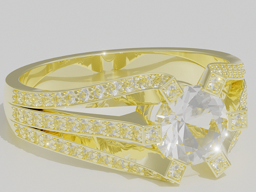 简单珠宝类渲染