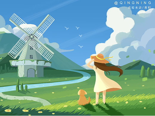 插画练习（益生菌）