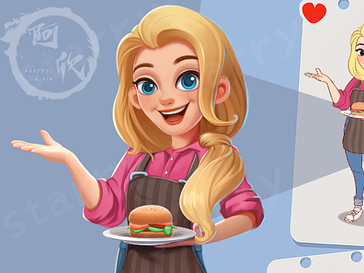 角色设定练习（个人主页-ZNjUwNDQyNjg=） - 游戏原画 - 站酷设计师Starry阿欣原创素材 - 站酷ZCOOL