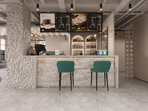 咖啡厅的设计让人沉静，连空气中都散发着灵感与创意