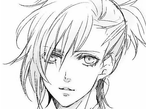 头像怎么画？二次元人物头像线稿画法！