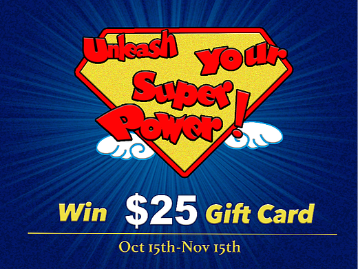 图书馆Campaign海报-Unleash Your Super Power