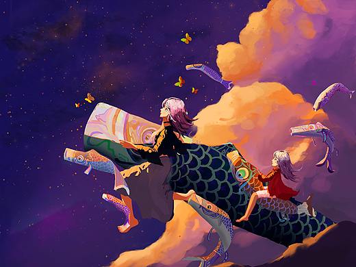 祝你好运（个人主页-ZNjY1NDcwMDA=） - 艺术插画 - 站酷设计师看不见的光丶原创素材 - 站酷ZCOOL