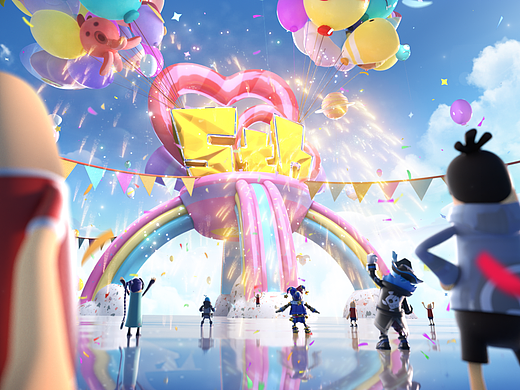 「香肠派对」X 飞任科技，五周年CG欢乐登场！