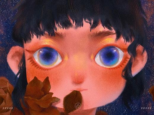 插画-玫瑰往事