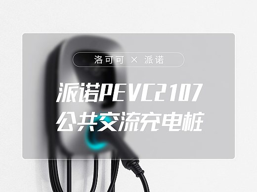 派诺PEVC2107公共交流充电桩 X 洛可可