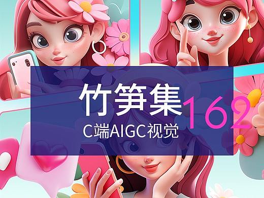 竹笋集162 C端AIGC风视觉