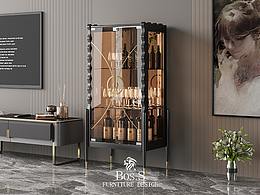 3D家具效果图 酒柜展示柜 点击高！爆款爆款
