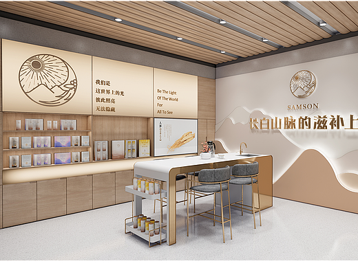 参孙红参产品店空间设计
