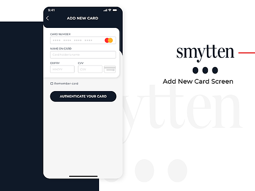 Redesign App - 3 Types Payment Screen