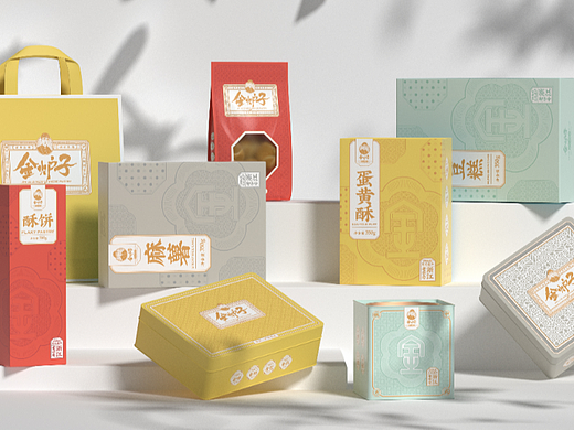 所喜作品：金炉子新中式糕点品牌全案设计